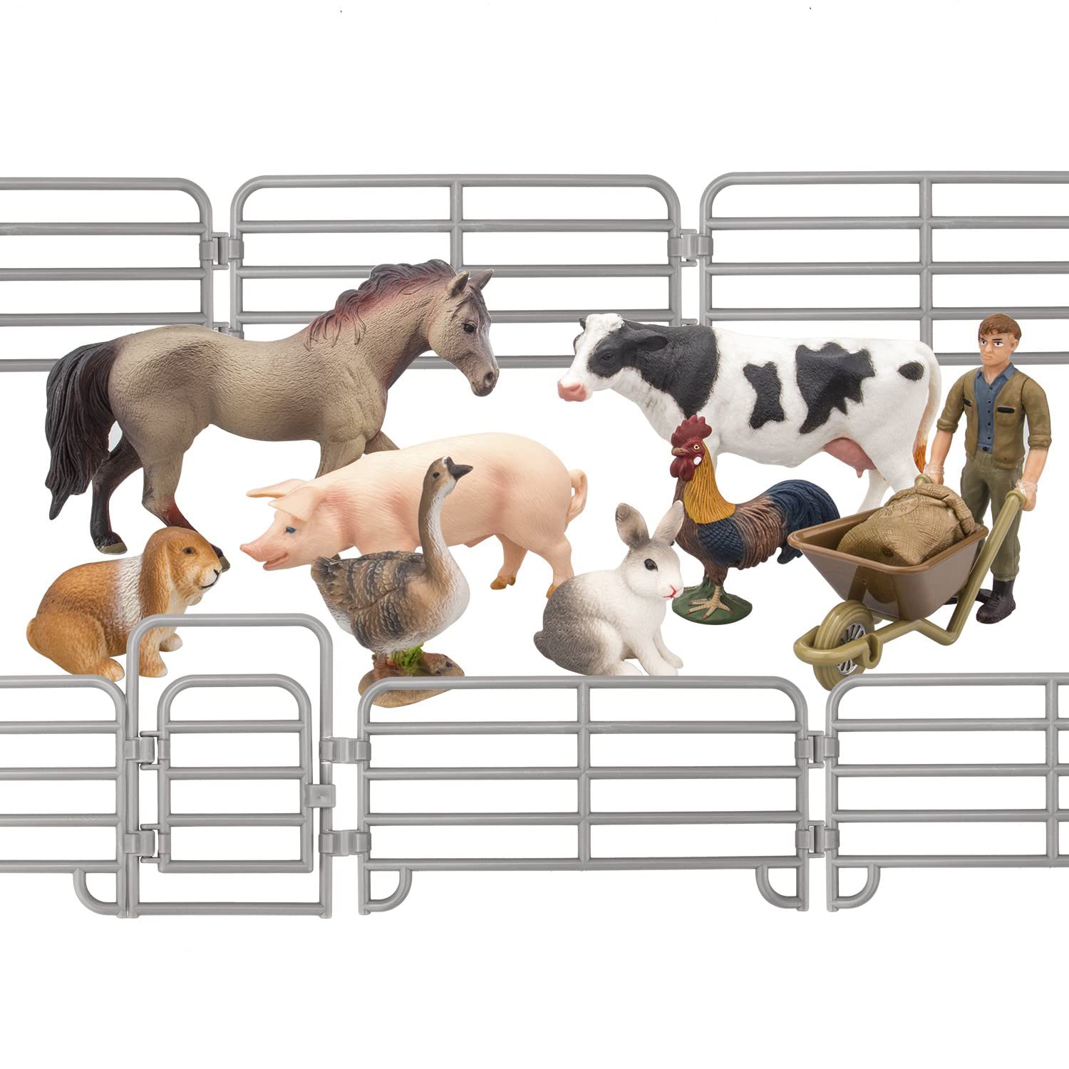 農場動物フィギュアセット 6体 Amazon.co.jp: ZNUJS(さちえ) 農場動物フィギュアセット 牧場